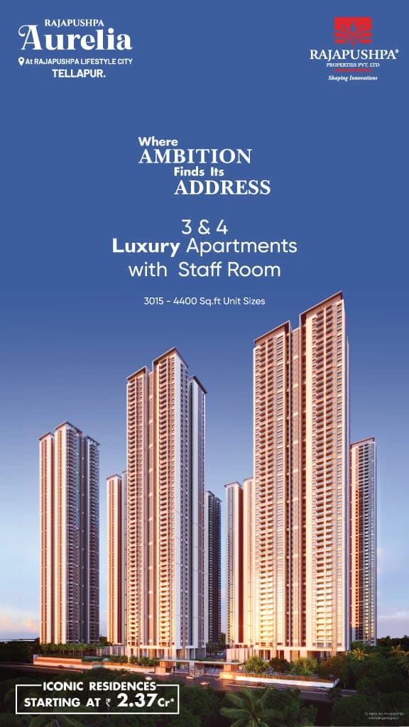 Luxury 3 & 4 BHK Apartments