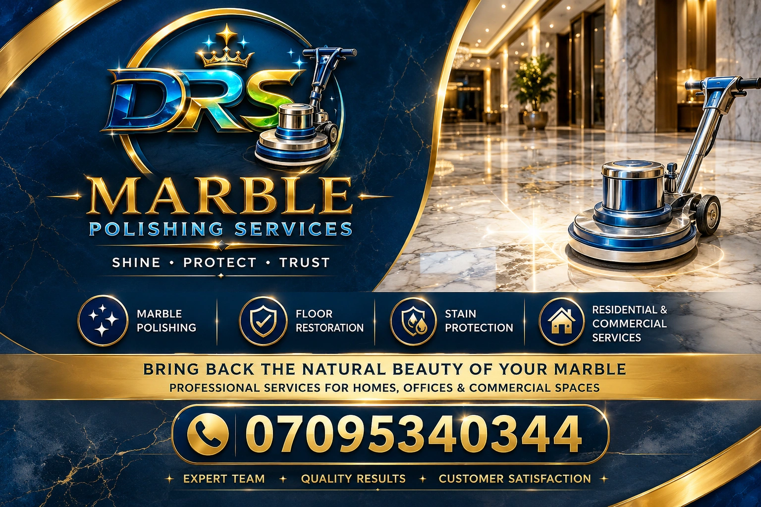 DRS Marble Polishing Services banner 1