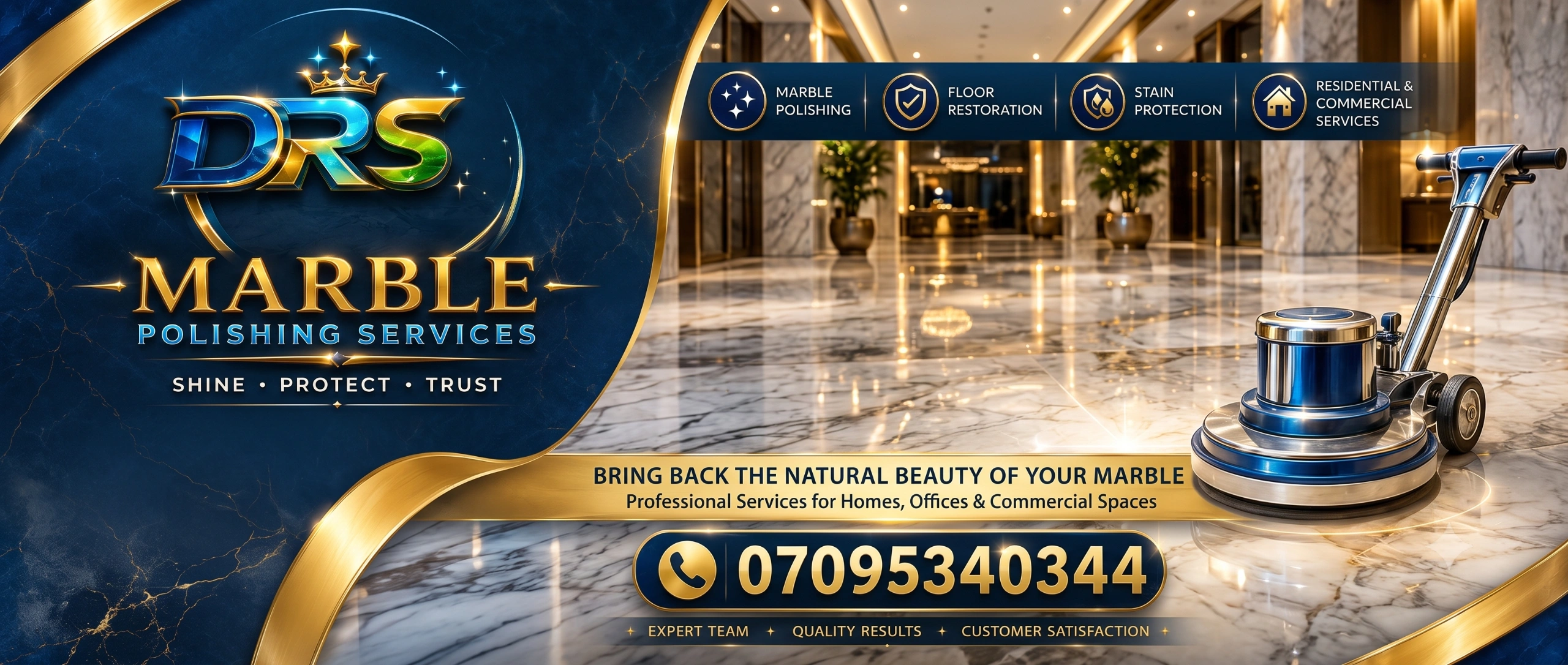 DRS Marble Polishing Services banner 1